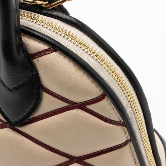 Louis Vuitton Lambskin Malletage Alma BB Satchel - Picture 12 of 16